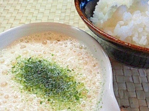 基本のとろろご飯☆bamixで手も汚れず簡単☆